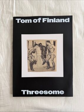 ‘Threesome’ Tom of Finland Book- leathery coffee table book from David Kordansky